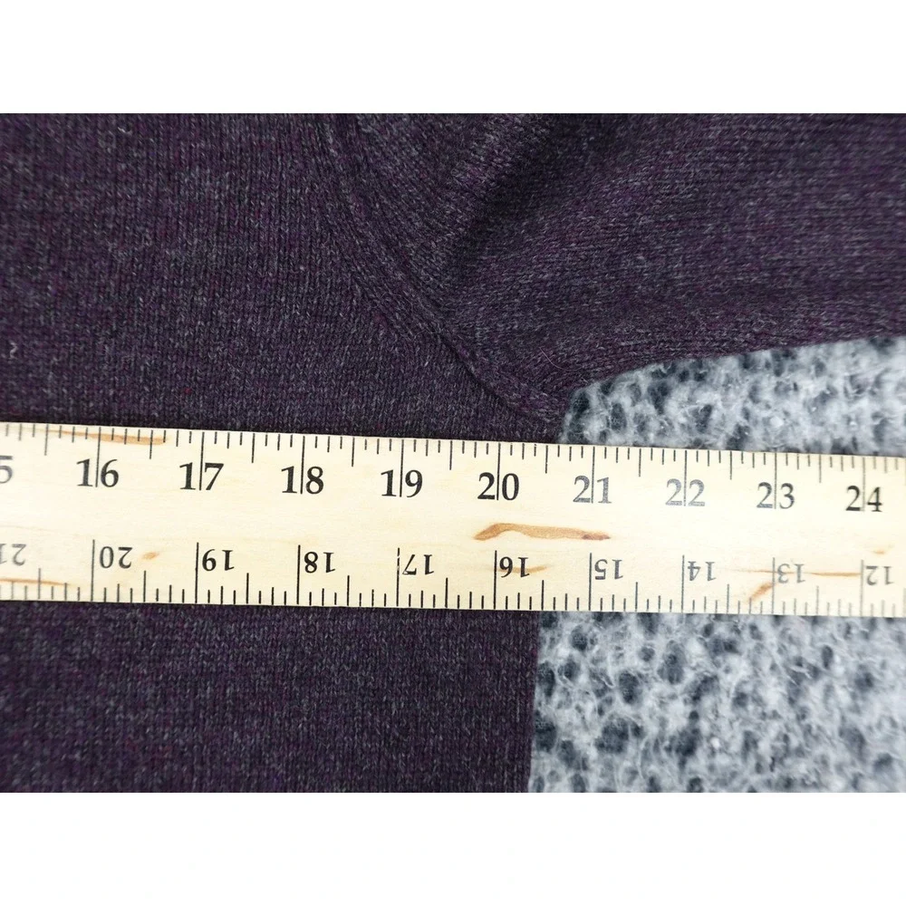 Banana Republic Sweater Mens M Purple Merino Wool Filpucci Italian Yarn 722729